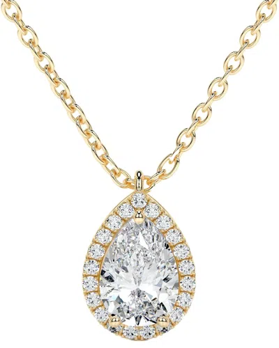 Lab Grown Diamonds 14k 3.00 Ct. Tw. Lab-grown Diamond Necklace In Gold