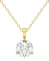 Lab Grown Diamonds 14k 3.00 Ct. Tw. Lab-grown Diamond Necklace In Gold