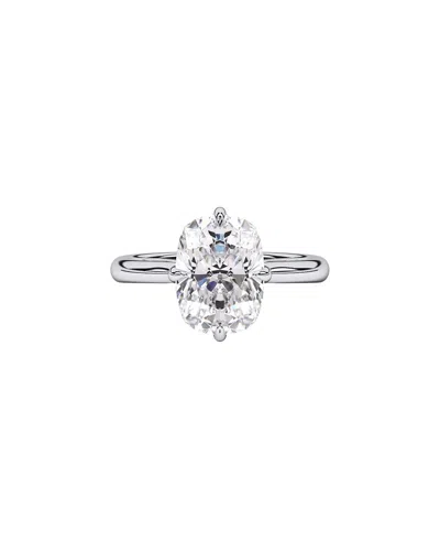Lab Grown Diamonds 14k 3.00 Ct. Tw. Lab-grown Diamond Ring In Silver