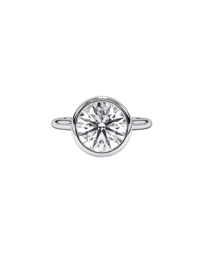 Lab Grown Diamonds 14k 3.00 Ct. Tw. Lab-grown Diamond Ring In Metallic