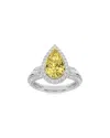 Lab Grown Diamonds 14k 3.00 Ct. Tw. Lab-grown Diamond Ring In Silver