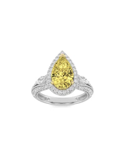 Lab Grown Diamonds 14k 3.00 Ct. Tw. Lab-grown Diamond Ring In Silver