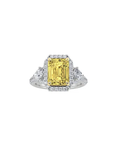 Lab Grown Diamonds 14k 3.00 Ct. Tw. Lab-grown Diamond Ring In Silver