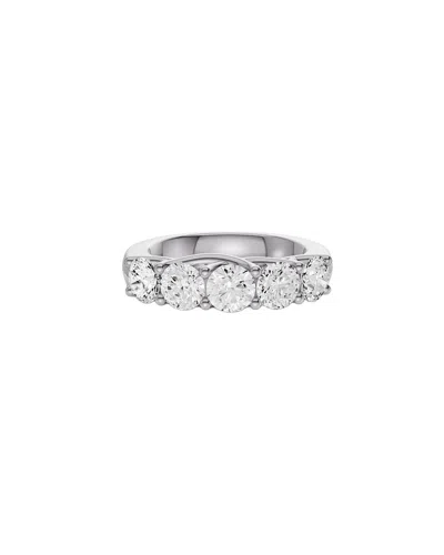 Lab Grown Diamonds 14k 3.00 Ct. Tw. Lab-grown Diamond Ring In Metallic