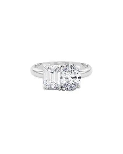 Lab Grown Diamonds 14k 3.00 Ct. Tw. Lab-grown Diamond Ring In Metallic