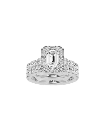 Lab Grown Diamonds 14k 3.00 Ct. Tw. Lab-grown Diamond Ring In Metallic