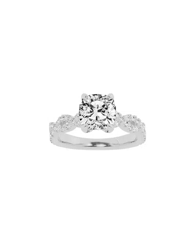 Lab Grown Diamonds 14k 3.00 Ct. Tw. Lab-grown Diamond Ring In Metallic