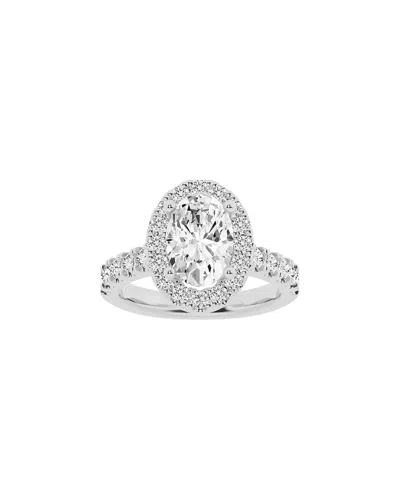 Lab Grown Diamonds 14k 3.00 Ct. Tw. Lab-grown Diamond Ring In Metallic