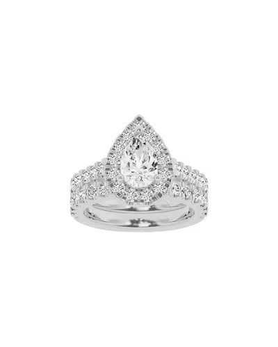 Lab Grown Diamonds 14k 3.00 Ct. Tw. Lab-grown Diamond Ring In Metallic