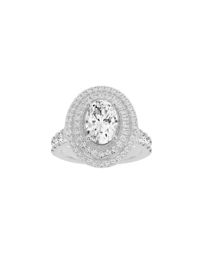 Lab Grown Diamonds 14k 3.00 Ct. Tw. Lab-grown Diamond Ring In Metallic