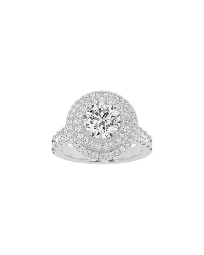 Lab Grown Diamonds 14k 3.00 Ct. Tw. Lab-grown Diamond Ring In Metallic