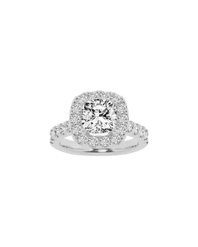 Lab Grown Diamonds 14k 3.00 Ct. Tw. Lab-grown Diamond Ring In Metallic