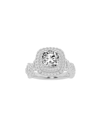 Lab Grown Diamonds 14k 3.00 Ct. Tw. Lab-grown Diamond Ring In Metallic