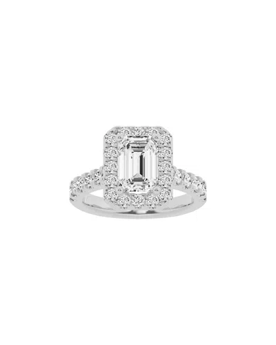 Lab Grown Diamonds 14k 3.00 Ct. Tw. Lab-grown Diamond Ring In Metallic