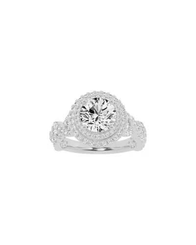 Lab Grown Diamonds 14k 3.00 Ct. Tw. Lab-grown Diamond Ring In Metallic