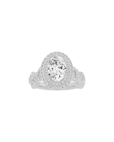 Lab Grown Diamonds 14k 3.00 Ct. Tw. Lab-grown Diamond Ring In Metallic