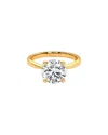 Lab Grown Diamonds 14k 3.00 Ct. Tw. Lab-grown Diamond Ring No Color N In Brown