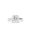 Lab Grown Diamonds 14k 3.00 Ct. Tw. Lab-grown Diamond Ring In Metallic