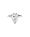 Lab Grown Diamonds 14k 3.00 Ct. Tw. Lab-grown Diamond Ring In Metallic