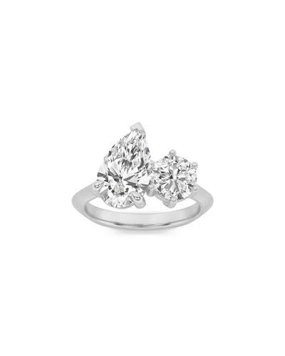 Lab Grown Diamonds 14k 3.00 Ct. Tw. Lab-grown Diamond Ring In Metallic