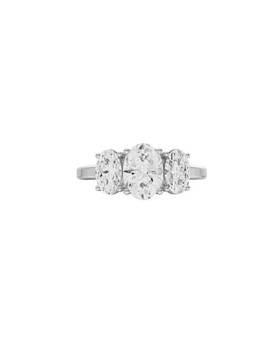 Lab Grown Diamonds 14k 3.00 Ct. Tw. Lab-grown Diamond Ring In Silver