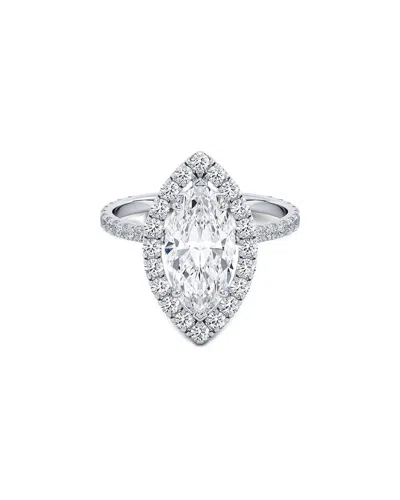 Lab Grown Diamonds 14k 3.00 Ct. Tw. Lab-grown Diamond Ring In Silver