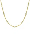 Lab Grown Diamonds 14k 0.25 Ct. Tw. Lab-grown Diamond Station Necklace