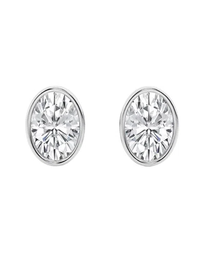 Lab Grown Diamonds 14k 3.00 Ct. Tw. Lab-grown Diamond Studs In Metallic