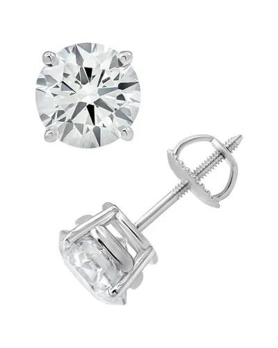 Lab Grown Diamonds 14k 3.00 Ct. Tw. Lab Grown Diamond Studs In Gray