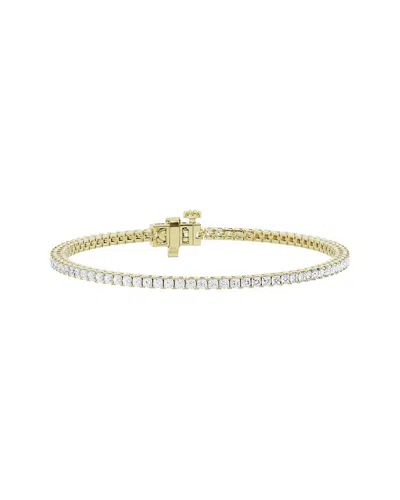 Lab Grown Diamonds 14k 3.00 Ct. Tw. Lab-grown Diamond Tennis Bracelet In Gold