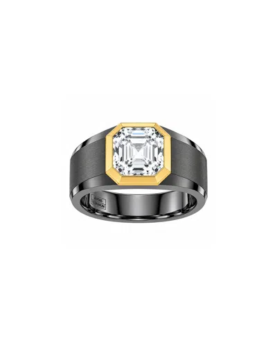 Lab Grown Diamonds 14k 3.00 Ct. Tw. Lab-grown Diamond Solitaire Ring In Black