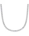 Lab Grown Diamonds 14k 25.00 Ct. Tw. Lab-grown Diamond Straight Line Necklace