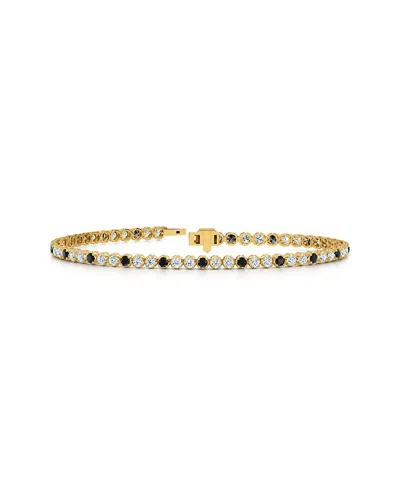 Lab Grown Diamonds 14k 3.14 Ct. Tw. Lab-grown Diamond Tennis Bracelet In Multi