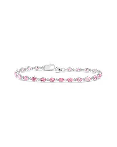 Lab Grown Diamonds 14k 3.22 Ct. Tw. Lab-grown Diamond Tennis Bracelet In White
