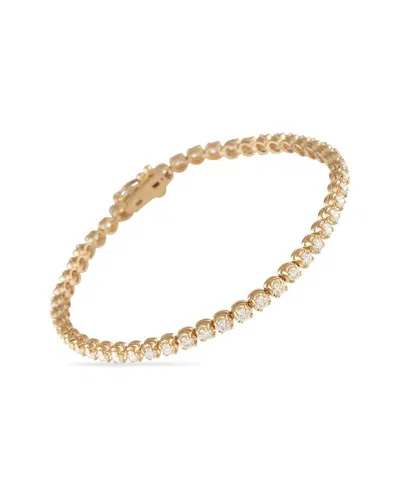 Lab Grown Diamonds 14k 3.26 Ct. Tw. Diamond Bracelet In Gold