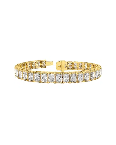 Lab Grown Diamonds 14k 33.00 Ct. Tw. Lab-grown Diamond Tennis Bracelet In Gold