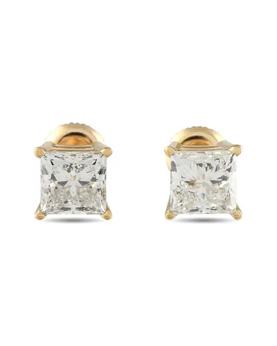 Lab Grown Diamonds 14k 3.34 Ct. Tw. Diamond Earring In Gold