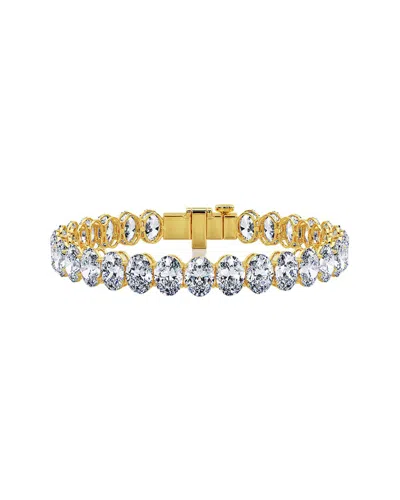 Lab Grown Diamonds 14k 33.50 Ct. Tw. Lab-grown Diamond Tennis Bracelet In Gold