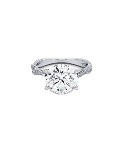 Lab Grown Diamonds 14k 3.50 Ct. Tw. Lab-grown Diamond Ring In Silver