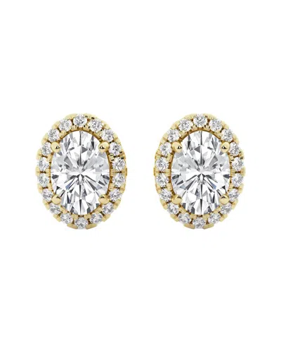 Lab Grown Diamonds 14k 3.50 Ct. Tw. Lab-grown Diamond Studs In Gold