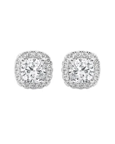 Lab Grown Diamonds 14k 3.50 Ct. Tw. Lab-grown Diamond Studs In Metallic