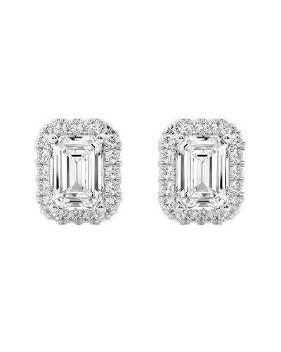 Lab Grown Diamonds 14k 3.50 Ct. Tw. Lab-grown Diamond Studs In Metallic