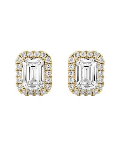 Lab Grown Diamonds 14k 3.50 Ct. Tw. Lab-grown Diamond Studs In Gold