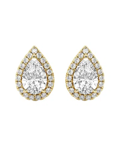 Lab Grown Diamonds 14k 3.50 Ct. Tw. Lab-grown Diamond Studs In Gold