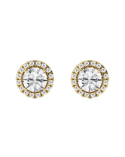 Lab Grown Diamonds 14k 3.50 Ct. Tw. Lab-grown Diamond Studs In Gold