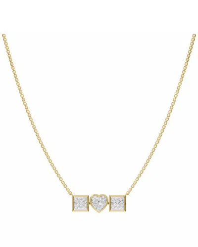 Lab Grown Diamonds 14k 3.75 Ct. Tw. Lab-grown Diamond Necklace In Gold