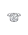 Lab Grown Diamonds 14k 3.75 Ct. Tw. Lab-grown Diamond Ring In Silver