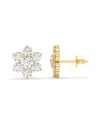 Lab Grown Diamonds 14k 3.85 Ct. Tw. Lab-grown Diamond Earrings In Gold