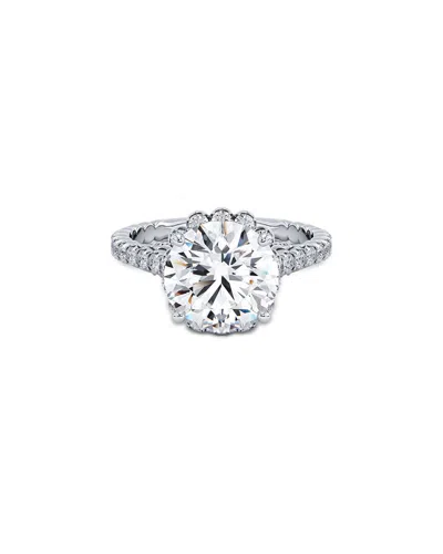 Lab Grown Diamonds 14k 4.00 Ct. Tw. Lab-grown Diamond Ring In Silver