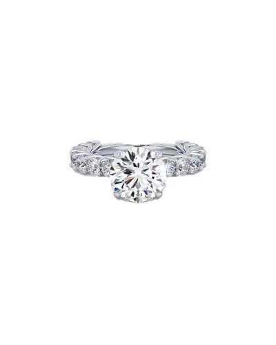 Lab Grown Diamonds 14k 4.00 Ct. Tw. Lab-grown Diamond Ring In Green